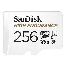 6/1限定★要エントリー2人に1人ポイントバック！全品P2倍＆クーポン配布！Sandisk サンディスクSDカード microSDXC 256GB High Endurance 高耐久 SDSQQNR-256GG-N6IA(2536263)送料無料