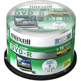 maxell マクセルDVD-R 4.7GB 16倍速 50枚 DRD47WPD.50SP(2433856)