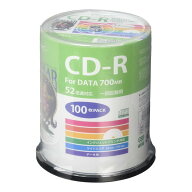 【15日は24時間限定クーポン配布】HIDISC ハイディスクCD-R データ用 700MB 52倍速対応 100枚 スピンドル…