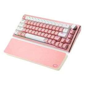 Cooler Master クーラーマスターメカニカルキーボード 赤軸 英語配列 有線/無線 CK721 Sakura Limited Edition CK-721-SKTR2-US(2565627)代引不可 送料無料