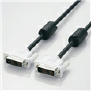 �y5����24���Ԍ���N�[�|���z�z�zELECOM �G���R��DVI�V���O�������N�P�[�u�� 5.0m/DVI-D24pin�I�X-DVI-D24pin�I�X �u���b�N CAC-DVSL50BK(2209801)��������