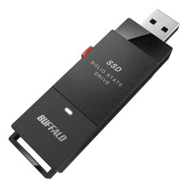 【10日はエントリーで最大5000P＆クーポン配布】BUFFALO バッファロー外付けSSD ポータブル USB3.2 Gen1 スティック型 TV録画対応 1.0TB ブラック SSD-PUT1.0U3BC/D(2545476)送料無料