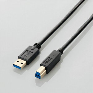 y124ԌN[|zzzELECOM GRUSB3.0P[u A-B /3.0m/ubN USB3-AB30BK(2329196)
