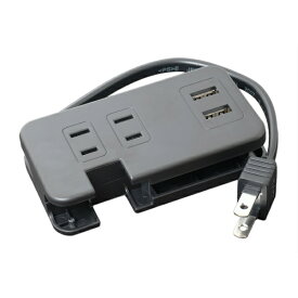 【6/10限定要エントリー2人に1人ポイントバック！全品P2倍＆クーポンも配布】MCO ミヨシモバイルUSB-ACタップ（USB-Aポート・ACコンセント付/ブラック） IPA24AC2BK(2446643)