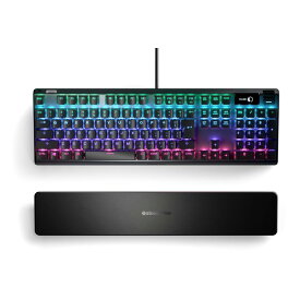 【6/5限定★要エントリー2人に1人ポイントバック！全品P2倍＆クーポンも配布！】SteelSeries スティールシリーズApex Pro JP 日本語配列 ゲーミング キーボード 磁気ホール効果センサー 64629(2507152)送料無料