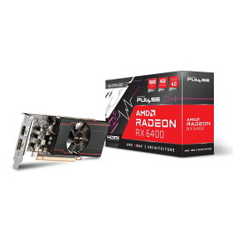 【5千円以上でポイント4倍★クーポンも配布】SAPPHIRE サファイアグラフィックボート PULSE Radeon RX6400 4GB SAP-PULSERX6400-4GB/11315-01-20G(2541253)代引不可 送料無料