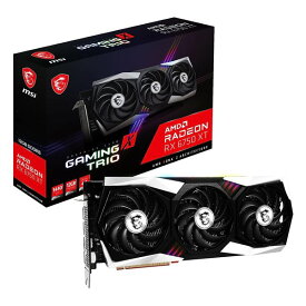 【5千円以上でポイント4倍★クーポンも配布】MSI エムエスアイグラフィックボード Radeon RX6750XT 12GB Radeon RX 6750 XT GAMING X TRIO 12G(2541866)代引不可 送料無料