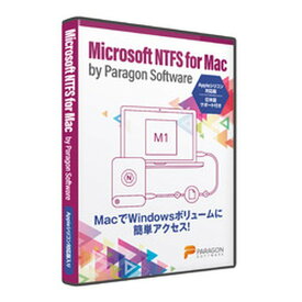 パラゴンソフトウェアMicrosoft NTFS for Mac by Paragon Software-Appleシリコン対応版入り シングルライセンス MNF01(2524298)代引不可 送料無料