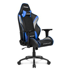 AKRacing エーケーレーシングゲーミングチェア Overture Gaming Chair Blue ブルー AKR-OVERTURE-BLUE(2531078)代引不可 送料無料