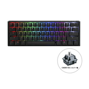�y�G���g���[�ōő�10���|�C���g�zDucky �_�b�L�[One 3 Classic Black/White Mini RGB Cherry Silver ONE3CSBWMINISV(2548082)����s�� ��������