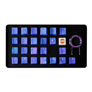 y524ԌN[|zzzTai-Hao ^CnIo[Q[~OL[Lbv Mark II 23L[ Dark Purple & Blue Camo th-rubber-keycaps-dark-purple-blue-camo-23(2553005)