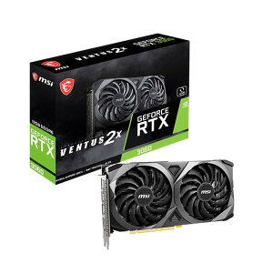 y2024ԌN[|zzzMSI GGXACGF RTX3060 12GB OC OtBbNX{[h GE FORCE RTX3060 VENTUS 2X(2508163)