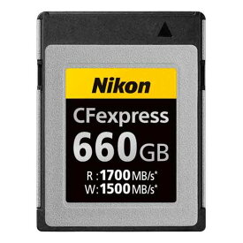 Nikon ニコン）CFexpress Type B メモリーカード 660GB MC-CF660G(2566877)送料無料