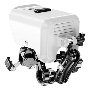 kaedear カエディアサンバイザー セパレート汎用 25.4mmボール ホワイト スマホホルダー別売り KDRV1MW(2559109)送料無料