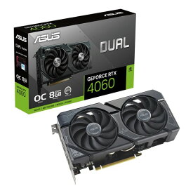 ASUS エイスースグラフィックボード GF RTX4060 8GB ROG DUAL-RTX4060-O8G(2576372)送料無料