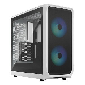 y1524ԌN[|zzzFractal Design tN^fUC~h^[^PCP[X Focus 2 RGB White TG Clear Tint FD-C-FOC2A-04(2552852)s 
