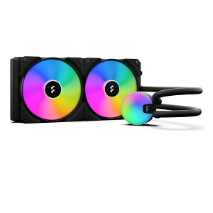 【30日は24時間限定クーポン配布】Fractal Design フラクタルデザインLumen v2 RGB 水冷一体型CPUクーラー 140mmファン×2 FD-W-L1-S2812 FD-W-L1-S2812(2573995)代引不可 送料無料