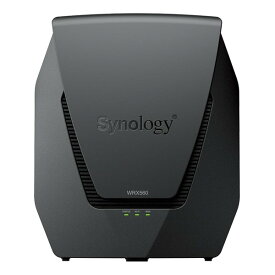 Synology シノロジー多機能デュアルバンド Wi-Fi 6 ルーター WRX560 ブラック WRX560(2573860)代引不可 送料無料