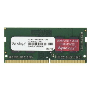 y1524ԌN[|zzzSynology VmW[PCp 4GB DDR4-2666 Non-ECC SO-DIMM D4NESO-2666-4G(2573658)s 