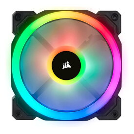 【20日はエントリーで最大5000ポイント】CORSAIR コルセアLL120 RGB SINGLE PACK PCケースファン 120mm径 RGB搭載 C0-9050071-WW(2443253)代引不可 送料無料