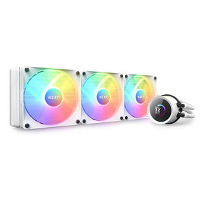 y524ԌN[|zzzNZXT GkYB[GbNXeB[KRAKEN RGB 360 White CPUN[[ zCg RL-KR360-W1(2574219)s 