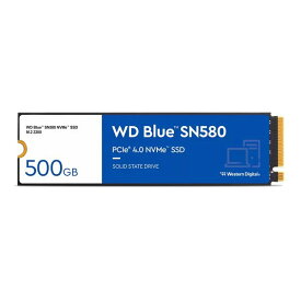 【5千円以上でポイント4倍★クーポンも配布】Western Digital ウエスタンデジタル内蔵ソリッドステートドライブ SSD M.2 NVMe SSD 500GB Gen4 WDS500G3B0E(2578188)送料無料