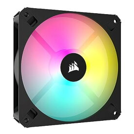 【20日はエントリーで最大5000ポイント】CORSAIR コルセアPWMファン iCUE AR120 RGB ELITE Single Pack ブラック CO-9050166-WW(2579901)
