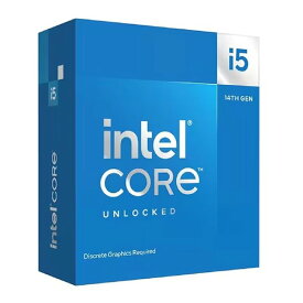 intel インテル第14世代 Core i5-14600KF RaptorLakeRefresh 14コア 20スレッド LGA1700 PCIeGen5.0 BX8071514600KF(2583266)送料無料
