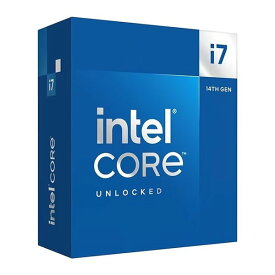 【5千円以上でポイント4倍★クーポンも配布】intel インテル第14世代 Core i7-14700K Raptor Lake Refresh 20コア 28スレッド LGA1700 PCIeGen5.0 BX8071514700K(2583264)送料無料