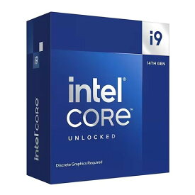 【5千円以上でポイント4倍★クーポンも配布】intel インテル第14世代 Core i9-14900KF RaptorLakeRefresh 24コア 32スレッド LGA1700 PCIeGen5.0 BX8071514900KF(2583259)送料無料