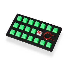 y524ԌN[|zzzTai-Hao ^CnIRubber Gaming Backlit Keycaps-18 keys Neon Green RUBBERKCNEONGN18(2548108)s 