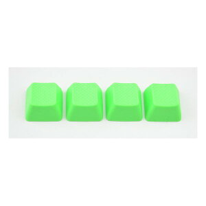 y524ԌN[|zzzTai-Hao ^CnIBlank Rubber Gaming Keycaps-4 Keys 1u Neon Green R1 RUBBERKCBKNNGNR1(2548103)s