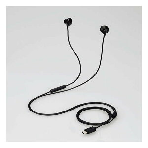 【30日は24時間限定クーポン配布】ELECOM エレコムデジタル式USB Type-C TM ヘッドホン セミオープンタイプ ブラック EHP-DF10IMBK(2583416)送料無料