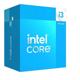 【15日は24時間限定クーポン配布】intel インテルCorei3-14100 第14世代CPU LGA1700 4コア8スレッド ベースクロック3.5GHz BX8071514100(2586124)送料無料