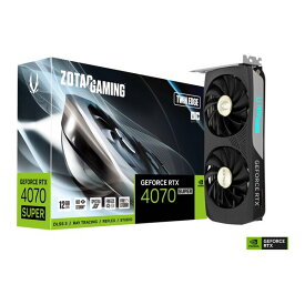 ZOTAC ゾタックGeForce RTX 4070 SUPER Twin Edge OC 12GB GDDR6X グラフィックボード ZTRTX4070STE/ZT-D40720H-10M(2586517)送料無料