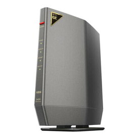 【10日は24時間限定クーポン配布】BUFFALO バッファロー無線LAN親機 WiFiルーター 11ax/チタニウムグレー WSR-5400XE6/D(2586201)送料無料