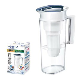 【6/5限定要エントリー2人に1人ポイントバック！全品P2倍＆クーポン配布！】東レ TORAY浄水器 トレビーノ PT502SV ポット型 高除去タイプ 1.2L カートリッジ1個付 PT502SV(2588175)代引不可 送料無料