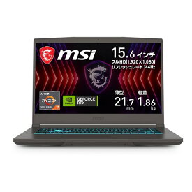 【8/10は要エントリー抽選で最大1万ポイント＆クーポン配布】MSI エムエスアイTHIN A15 B7VE 4159JP ゲーミングノートPC Thin-A15-B7VE-4159JP(2586986)送料無料