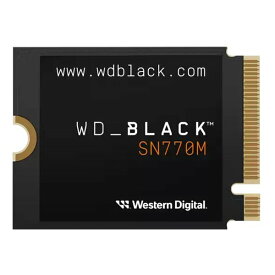 【5千円以上でポイント4倍★クーポンも配布】Western Digital ウエスタンデジタルウェスタンデジタル 内蔵SSD WD_BLACK SN770M 500GB M.2 2230 WDS500G3X0G(2583423)代引不可 送料無料