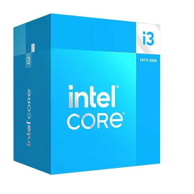【15日限定クーポン配布】intel インテルインテル CPU Core i3-14100F BOX BX8071514100F BX8071514100F(2586123)代引不可 送料無料