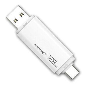 y1024ԌN[|zzzHI-DISC nCfBXNUSB3.2 OTGType-C/A 128GB USB Type-C/AΉ HDUF134C128G3C(2588866)