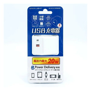 y524ԌN[|zzz ZCR[VEWSTARLIGHT USB[d p[fo[ 20W SK-CH1A1CPD20WH(2587437)