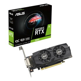 【5千円以上でポイント4倍★クーポンも配布】ASUS エイスースGF RTX3050 6GB グラフィックカード ロープロファイル対応 RTX3050O6GLPBRK(2590254)送料無料