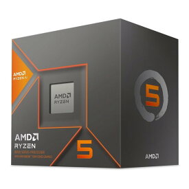 【マラソン期間中お得なクーポン配布！】AMD エーエムディーRyzen 5 8600G Wraith Stealth Cooler ライゼン AM5 AI搭載 グラフィック内蔵APU 100100001237BOX(2587237)送料無料