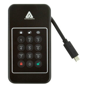 y524ԌN[|zzzApricorn AvR[Aegis NVX - NVMe SSD USB 3.2 Type-C ANVX-500GB ÏؔԍXg[W ANVX-500GB(2588561)s 