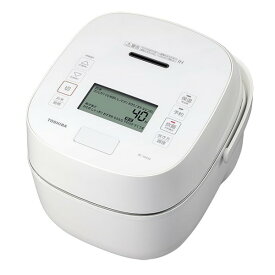 TOSHIBA 東芝真空圧力IH炊飯器 5.5合 グランホワイト RC-10VSV-W(2588805)送料無料