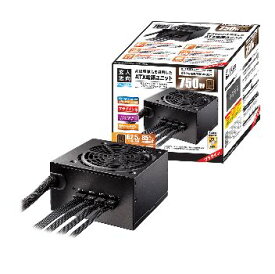 【18日は24時間限定クーポン配布！】玄人志向 クロウトシコウ80PLUS BRONZE取得 ATX電源 750W プラグインタイプ KRPW-BK750W/85+(2443165)送料無料