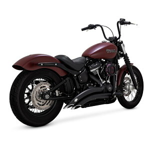VANCE&HINES(バンスアンドハインズ)BigRadius 2-2 PCX ビッグラディウス ブラック マフラー SOFTAIL 18-22 1800-2568(2630324)代引不可 送料無料