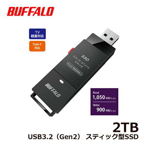 y25gNȃN[|zzzBUFFALO obt@[USB3.2Ή|[^uSSD 2.0TB ubN USB Type-CRlN^t SSD-SCH2.0U3BA/D(2636351)