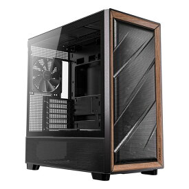 【19日20時〜クーポン配布＆20日は要エントリーでポイント抽選】Antec アンテック冷却型ミドルタワーPCケース ブラック FLUX FLUXBLACK(2623707)送料無料